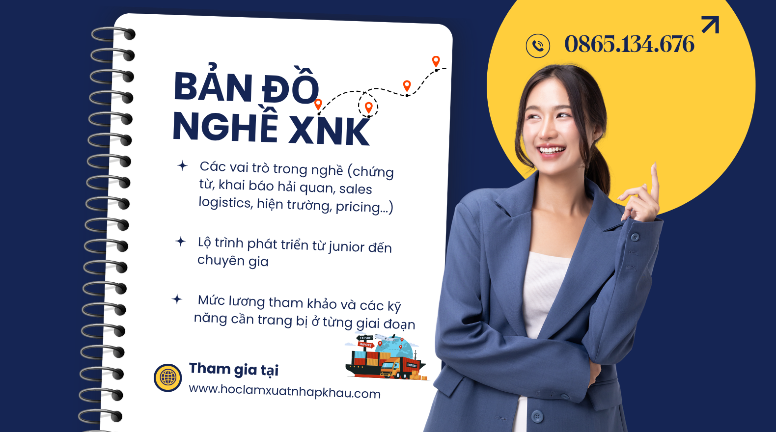 Bản đồ nghề XNK - Online Course