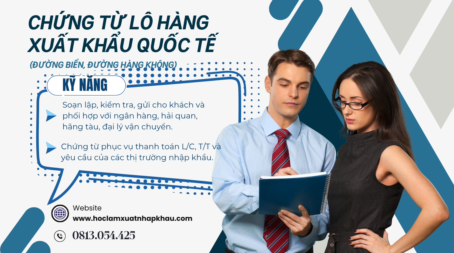 Chứng từ lô hàng xuất khẩu quốc tế (đường biển, đường hàng không) - Online Course