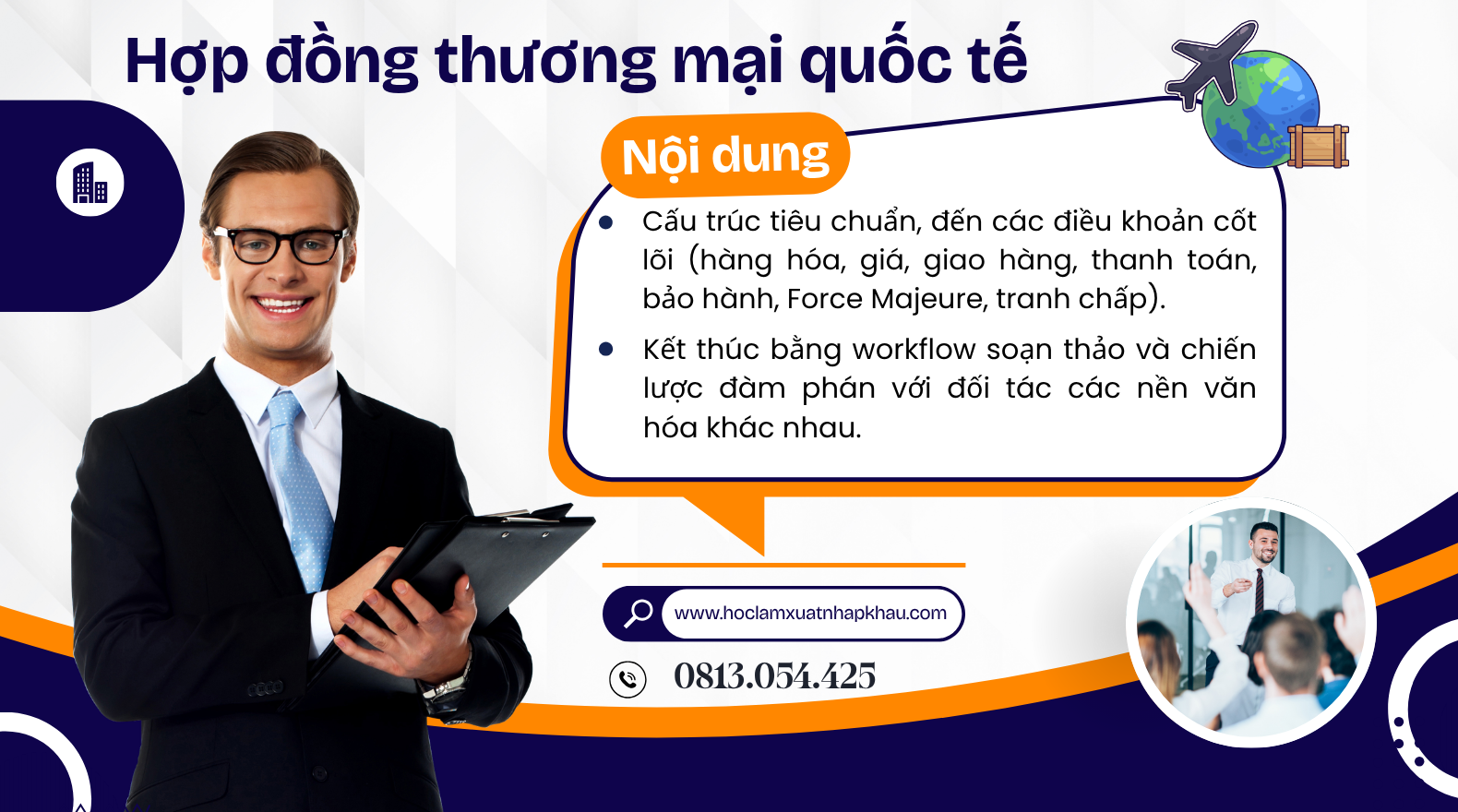Hợp đồng thương mại quốc tế (TMQT) — Hiểu đúng, soạn đúng, giảm rủi ro tranh chấp - Online Course