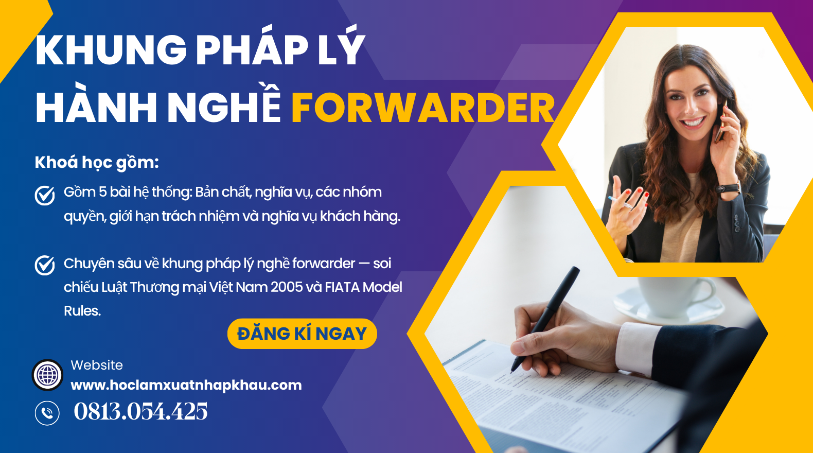 Khung pháp lý hành nghề Forwarder - Quyền, Nghĩa vụ và Giới hạn Trách nhiệm — Soi chiếu Luật Việt Nam và Chuẩn mực FIATA - Online Course